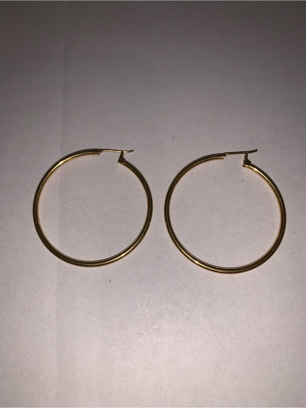 Classic Gold Hoop Earrings - Minimal Women's Hoops
